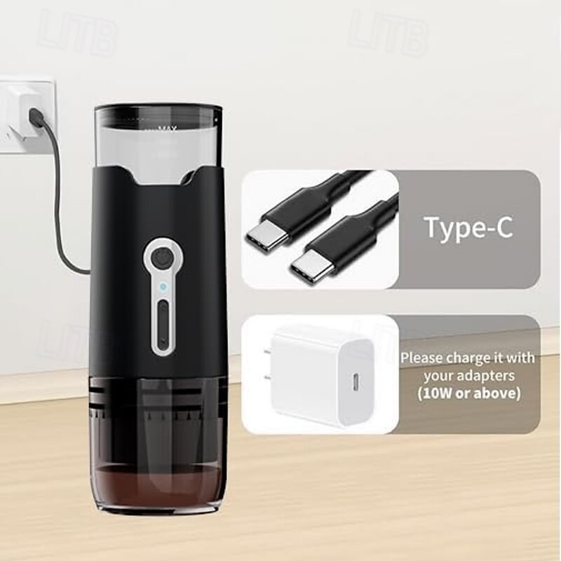 Portable Coffee Pot and Car Coffee Maker Portable brewer, travel coffee maker for camping, caravanning, hiking and office use, self-heating function4