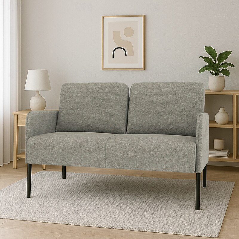 Velvet Sofa Cover Suitable For GLOSTAD Sofa Solid Color Quilted Slipcovers4