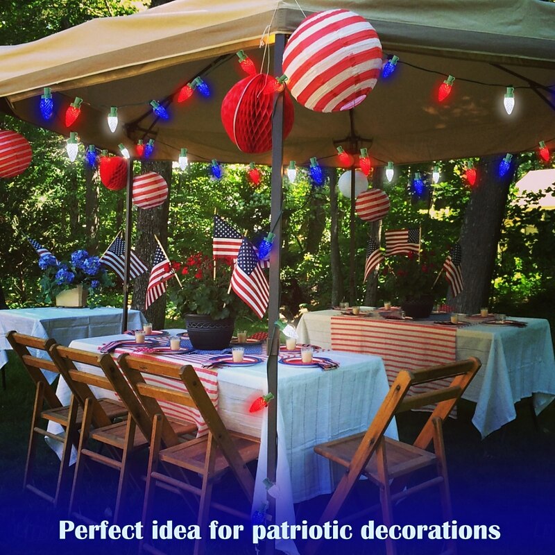 7m String Lights 50 LEDs EL 5mm 1Set Mounting Bracket 1 set RGB Holiday Lights Solar Creative Outdoor Solar Powered3