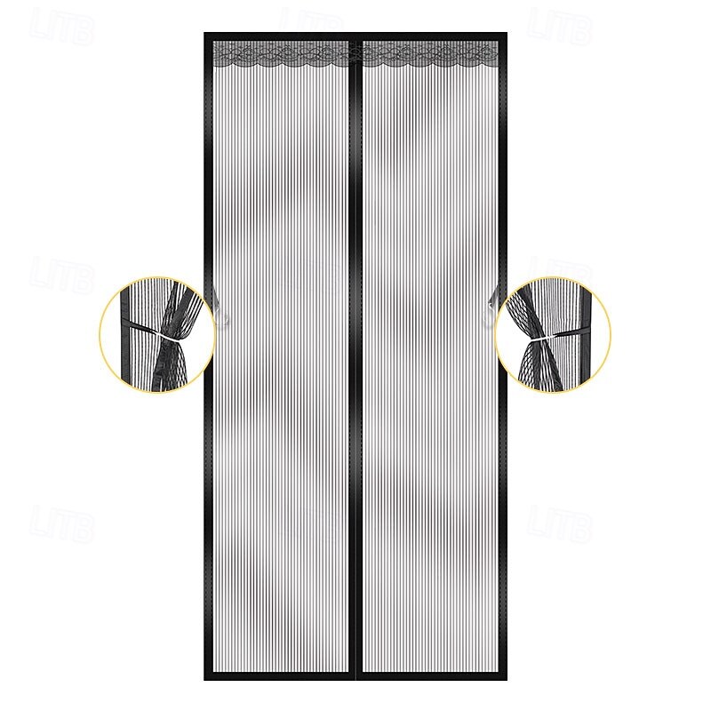 Magnetic Screen Door Portable, Fly or Bug Screen Magnetic, Mesh Screen Door For Sliding Door,Garage,Patio,Kitchen,Living,Window Room,Bedroom,Bar,Pet and Kid Easy Entry3