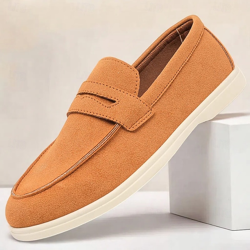 Men's Casual Loafers with Breathable Mesh Design and Soft Footbed - Perfect for Everyday Wear and Travel