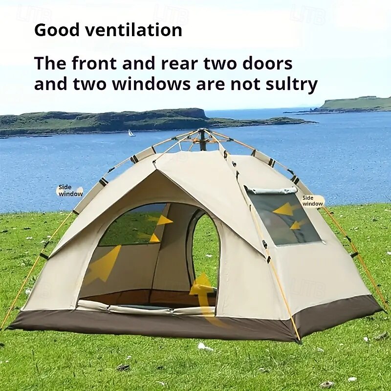 Outdoor Awning Self-driving Travel Camping Tent Reactive Outdoor Camping Tent Applicable To Mountaineering Hunting Fishing3