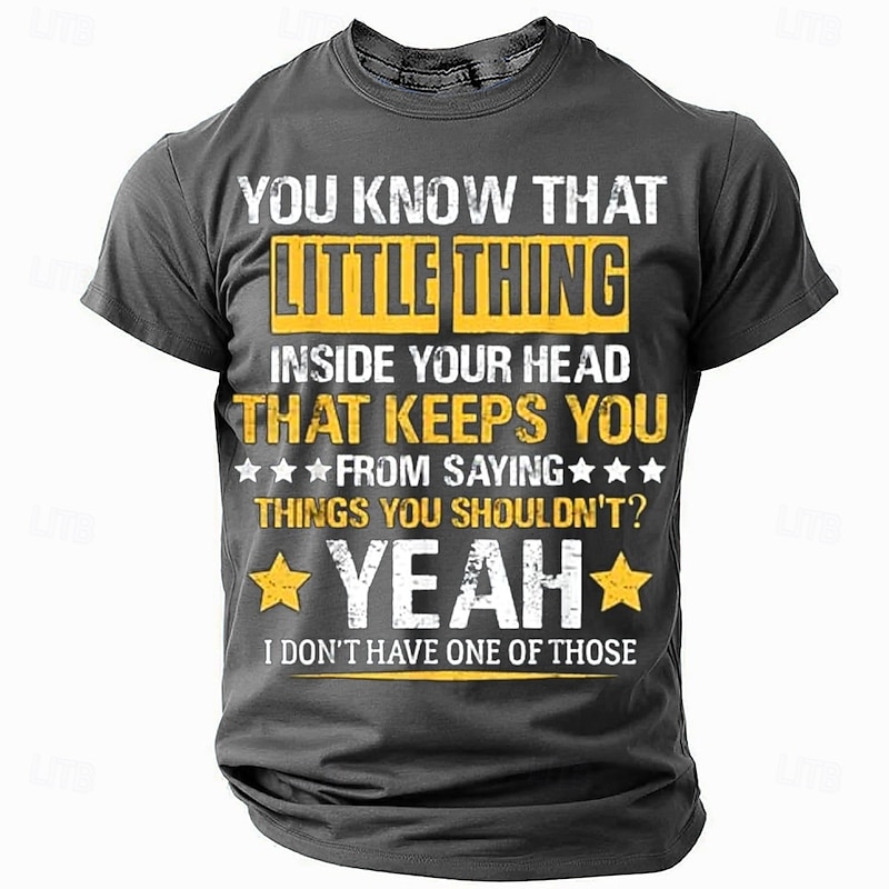 Men's Funny T-Shirt: 'I Don't Have a Filter' Sarcastic Graphic Tee for Humorous Lifestyle