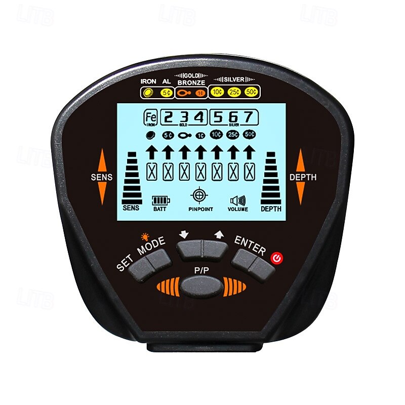 MD-830 Gold/Silver Metal Detector - LCD Display Professional Underground Treasure Hunter with High Sensitivity & Pinpoint Function2