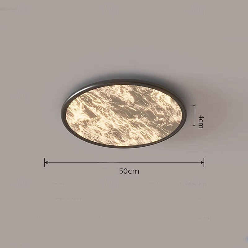 LED Ceiling Light Modern Simple Basic 40/50cm Geometric Shapes Flush Mount Lights Metal Modern Style Geometrical Painted Finishes 220-240V 110-120V4