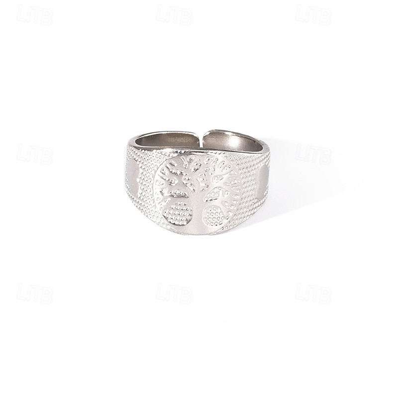Ring For Women's Daily Holiday Date Steel3