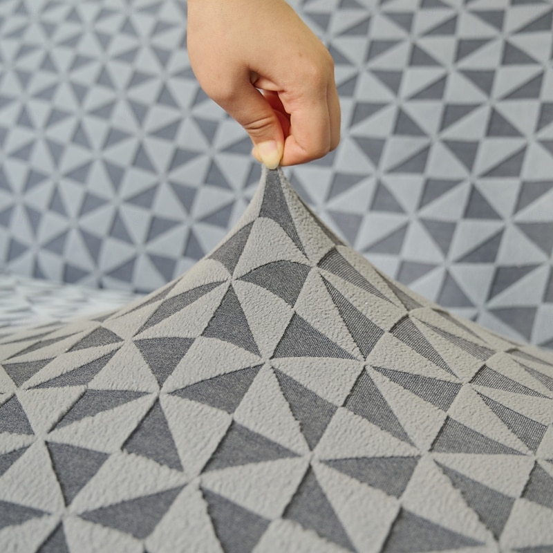 Sofa Slipcovers Futon Cover for Armless Sofa Bed Stretch Armless Sofa Cover Spandex Jacquard Pattern Elastic Feature for Folding Sofa Bed4