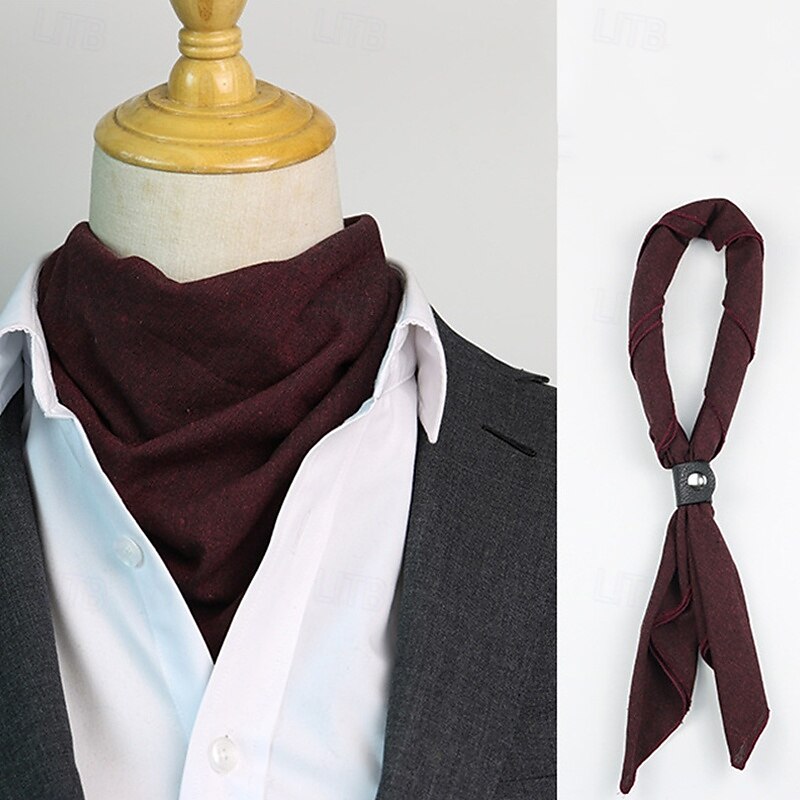 Men's Neckties Fashion Business Plain Wedding Party Daily Wear4