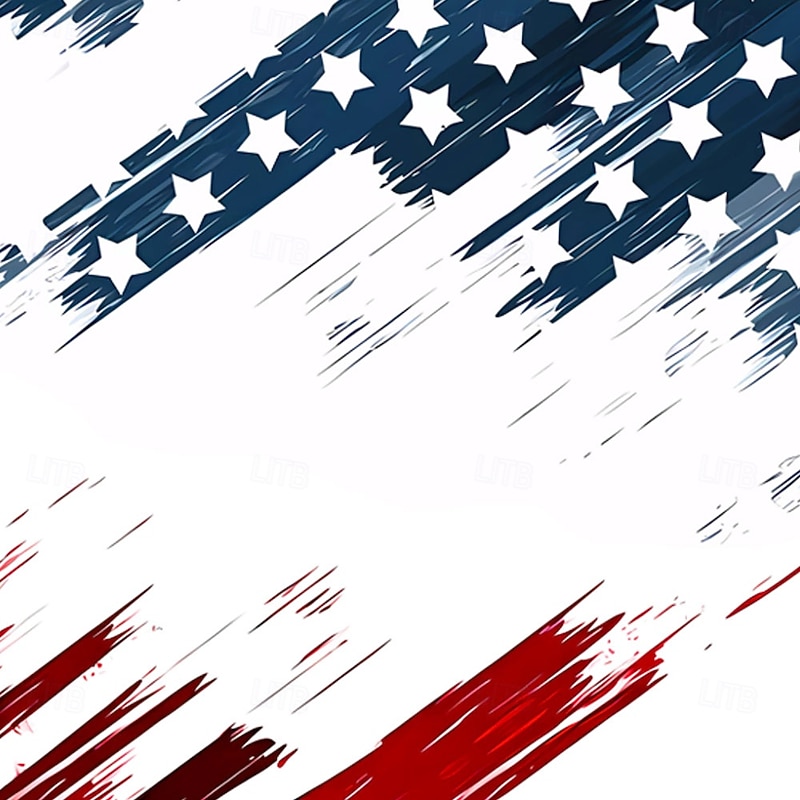 Independence Day Men's US Flag Patriotic Lined Shorts 2 in 1 Board Shorts Swim Trunks Mid Waist Hawaiian Holiday Side Pockets With Compression Liner Elastic Drawstring Waist Designer Clothing Apparel2