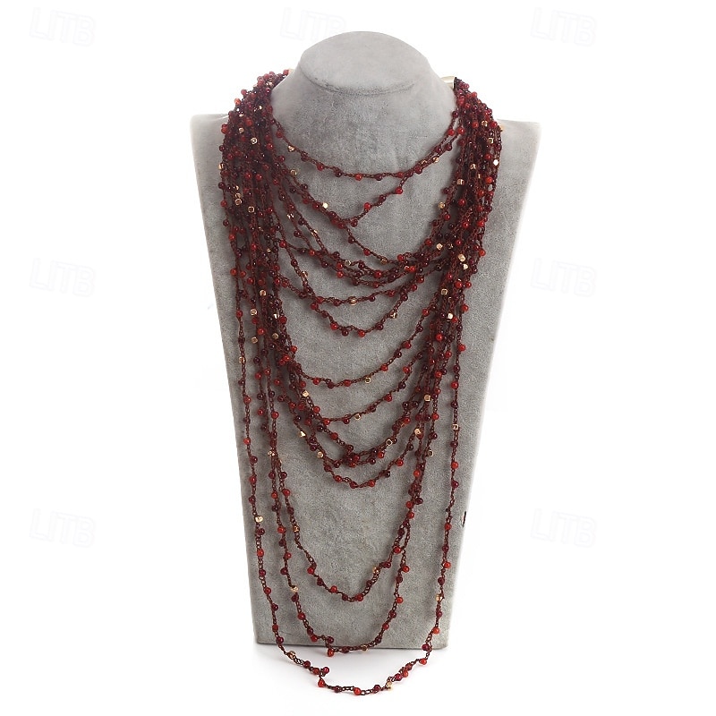 1PC Necklace For Women's Street Daily Acrylic Long Beads