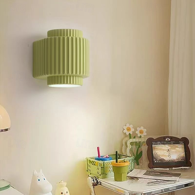 LED Wall Lamps Resin Minimalism Up and Down Wall Sconces Modern Contemporary Style Living Room Bedroom Dining Room Metal Wall Light3