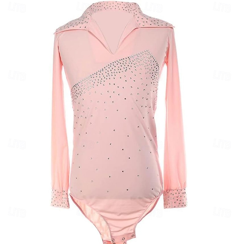 Men's Figure Skating Performance Costume Seven-Color Training Suit Top4