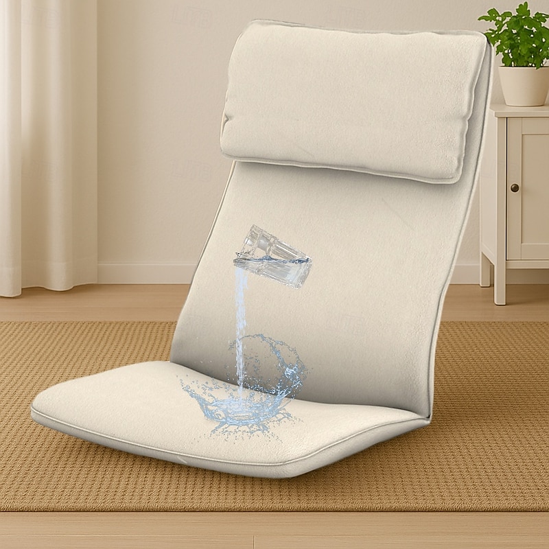 Waterproof Sofa Cover Suitable For POÄNG Solid Color Quilted Polyester For Pets