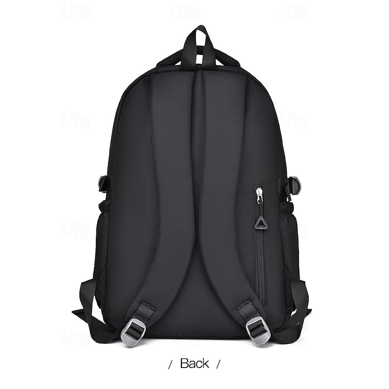 Women's Waterproof and Scratch-resistant Nylon Backpack - Large Capacity College Style School Bag with Multi-pocket Design, Suitable for Teenagers to Go to School and Daily Commuting4