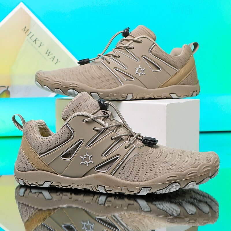 Men's Lightweight Outdoor Sports Shoes with Mesh Upper, Waterproof Features and Flexible Sole - Perfect for Hiking and Travel3