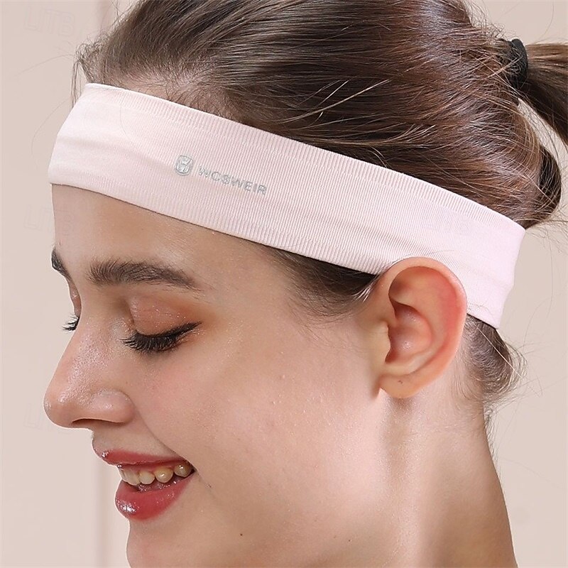 Sports Headband Men's Women's Headwear Letter Classic Fashion Quick Dry Moisture Wicking Stretchy for Tennis Baseball Running Summer Black Pink Blue2