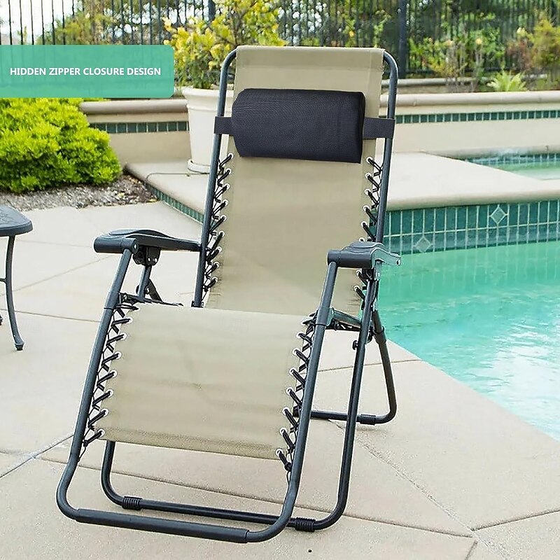Deck Chair Head Cushion, Sun Lounger Neck Pillow, Head Pillow For Recliner Chair, And Neck Support For Recliner, For Cushion3