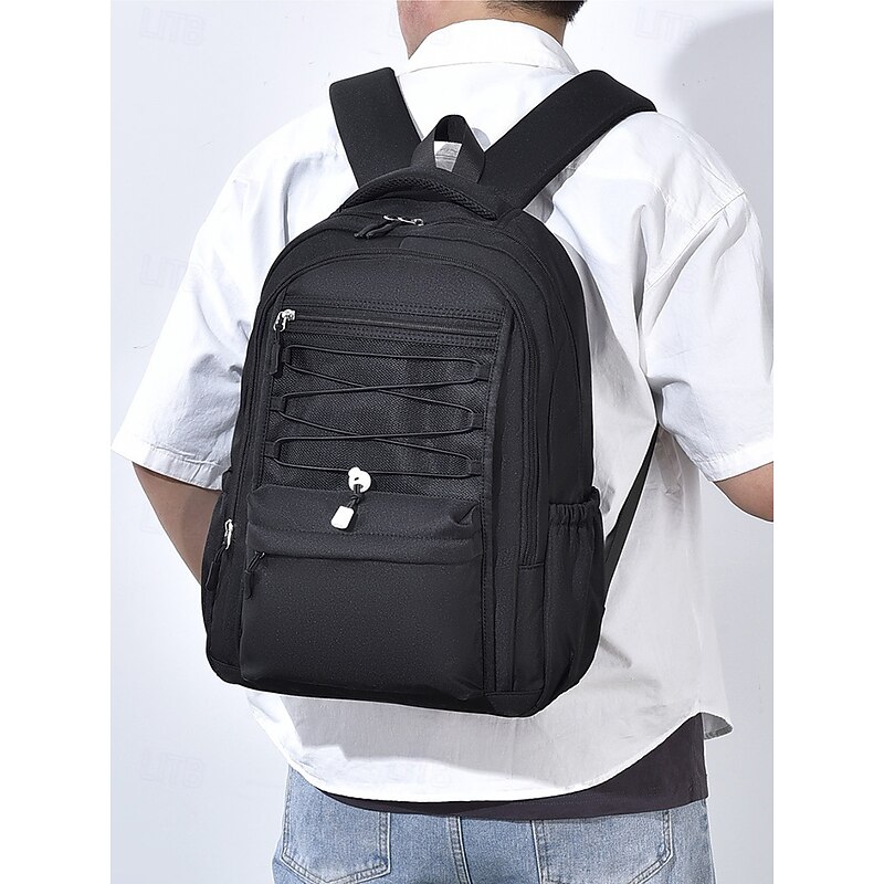 Women's large capacity waterproof nylon backpack, Multi-compartment school bag, Suitable for teenage girls, College students and daily commuting3