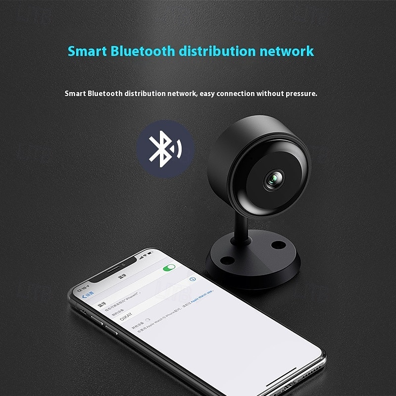 Mini Wireless WiFi Security Camera with Night Vision – Indoor Real-Time Surveillance Cam with Remote View, No Installation Needed4
