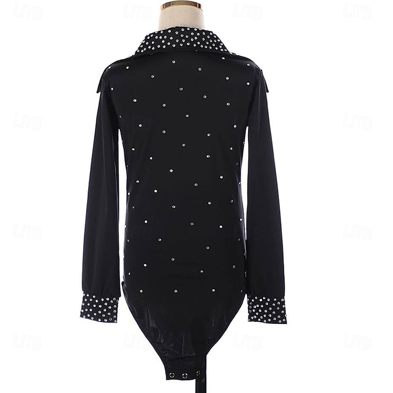 Men's Figure Skating Performance Costume Seven-Color Training Suit Top2