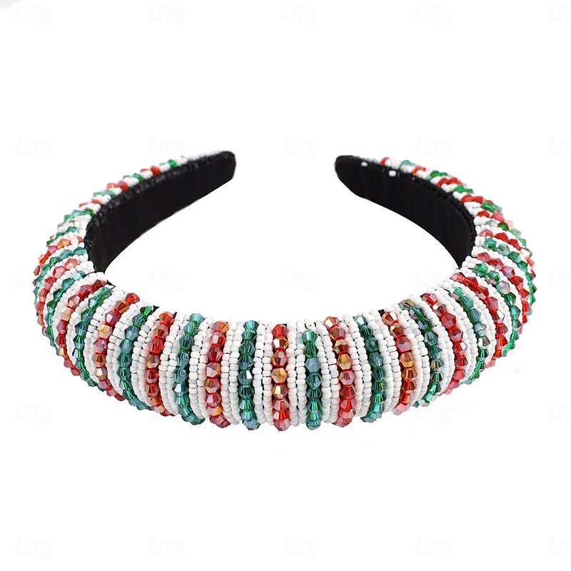 4th of July Headband for Women Girls Patriotic Earrings Red White and Blue Headband American Flag USA Independence Day Hairband Hair Accessories2