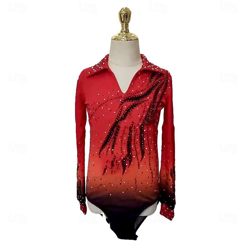 Boys/Men Figure Skating ClothesMatching Pants Optional