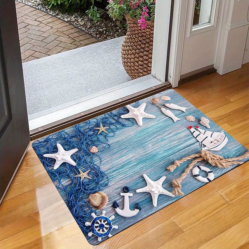 Funny Animal Cats Doormat Kitchen Mat Floor Mat Non-Slip Area Rug Oil Proof Rug Indoor Outdoor Mat Bedroom Decor Bathroom Mat Entrance Rug4