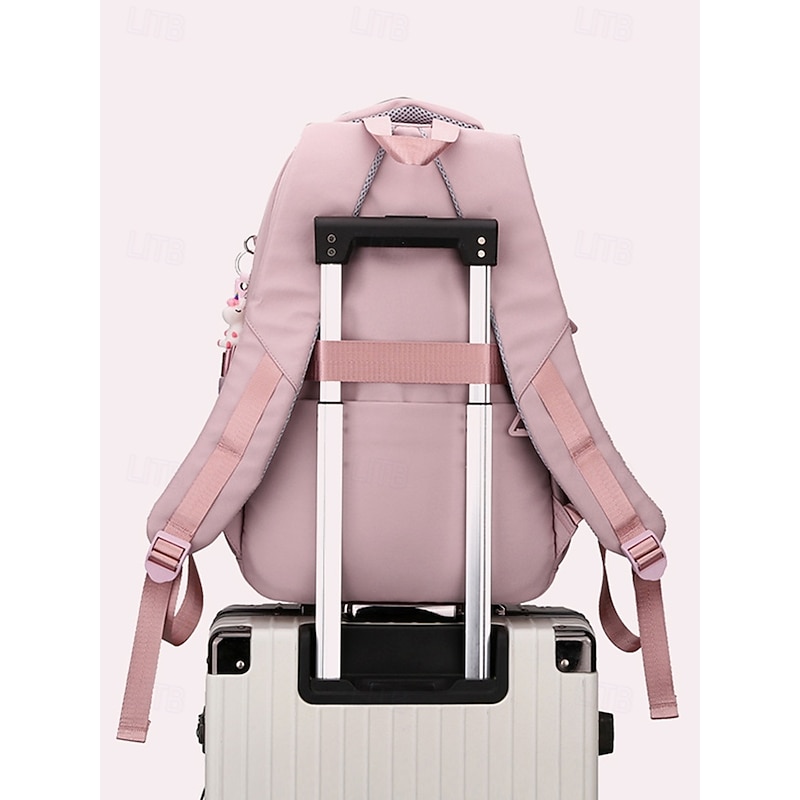 Women's Waterproof and Scratch Resistant Travel Backpack - Multi-Pocket Laptop Bag, Stylish and Lightweight School Bag for Teenage Girls and College Students3