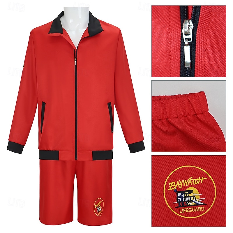 Baywatch Movie / TV Theme Costumes Mitch Buchannon Outfits Party Costume Movie Cosplay Costume Movie Cosplay for Men's Adults' Halloween Masquerade Festival4