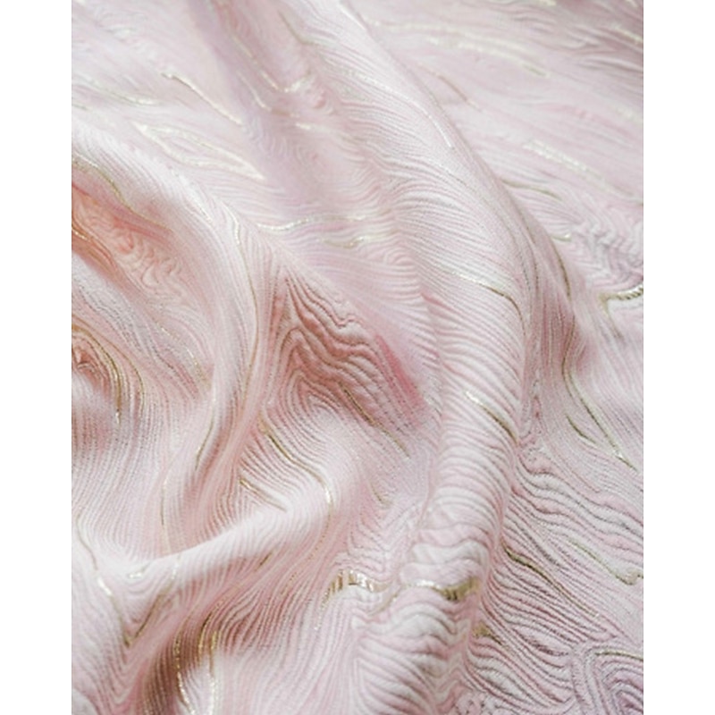 Jacquard Dress 2 Pieces Mother of the Bride A-Line Cocktail Dresses Elegant Dress Formal Semi Formal Dress Wedding Tea Length Sleeveless Square Neck Stretch Crepe with Jacket2