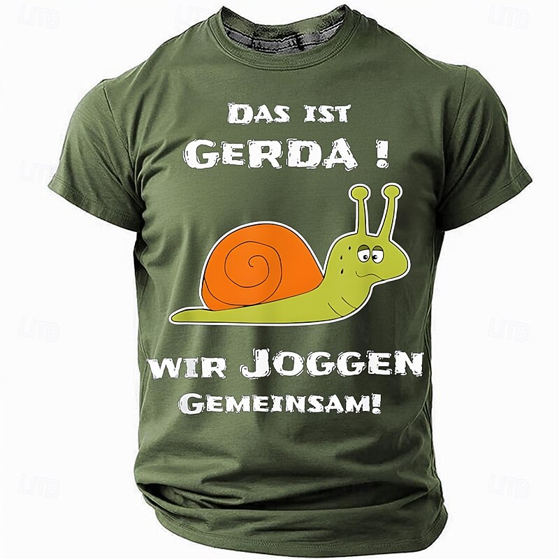 Men's Funny German T Shirt Short Sleeve T shirt 3D Print Crew Neck Round Neck Shirt Fashion Daily Basic Street Casual Daily Black Red Blue Summer Spring Clothing Apparel S M L XL XXL XXXL2