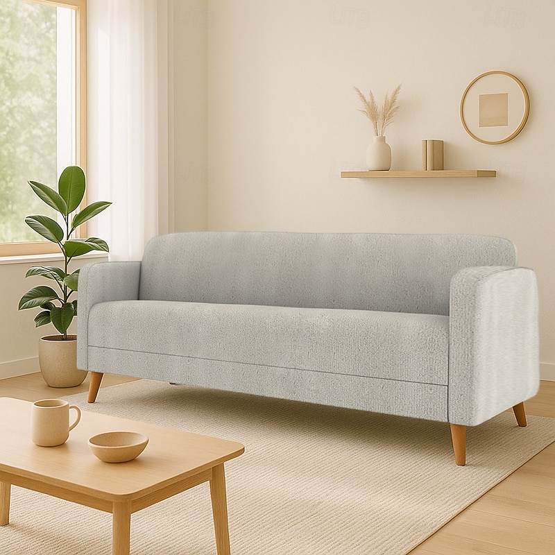 Sofa Cover Solid Color Quilted Polyester Slipcovers4