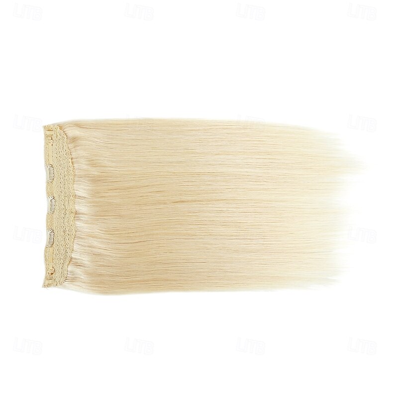 Nvisible Wire Hair Extensions Real Human Hair 20 Inch-50G  22Inch-80G  613# Blond Transparent Fish Line Clip-Ins Hair Piece Human Hair Extensions For Women3
