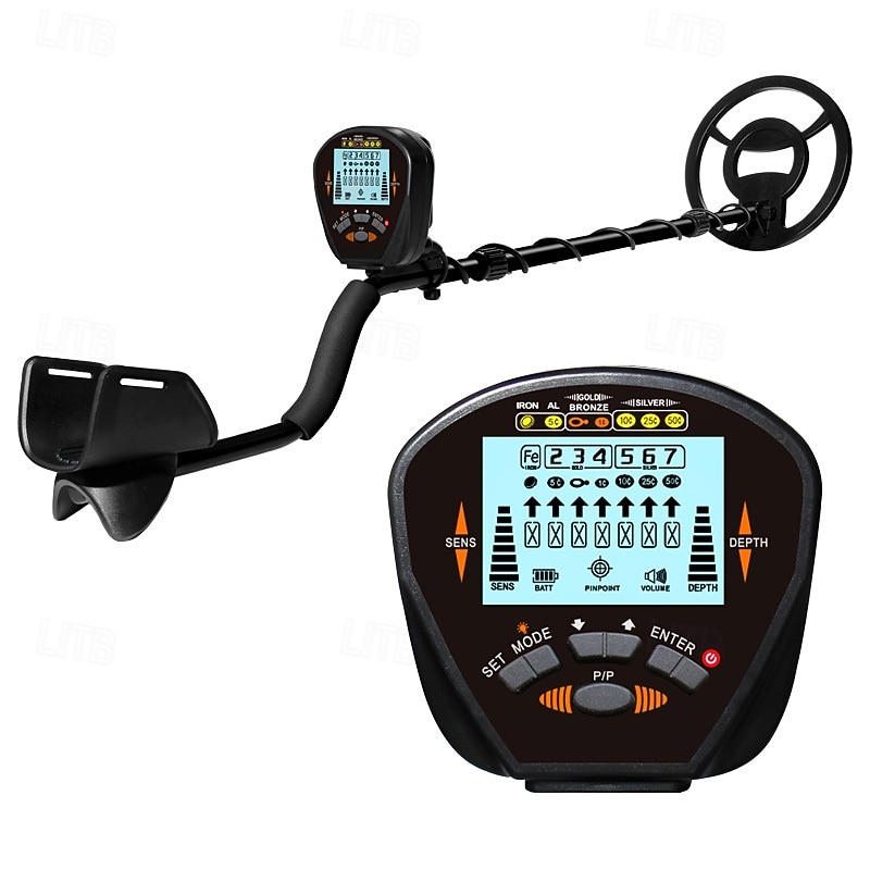 MD-830 Gold/Silver Metal Detector - LCD Display Professional Underground Treasure Hunter with High Sensitivity & Pinpoint Function