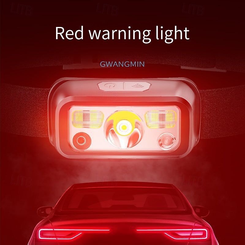 Motion Sensor Rechargeable LED Headlamp Headlight Torch Flashlight4