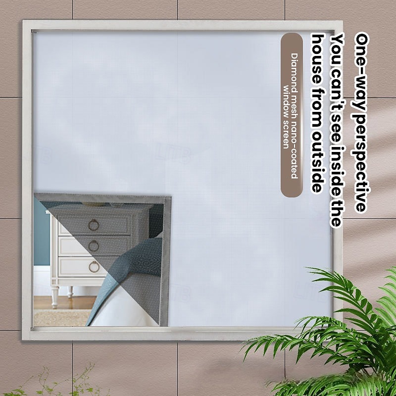 Anti-privacy anti-mosquito screen window summer home anti-mosquito invisible Velcro anti-small batch