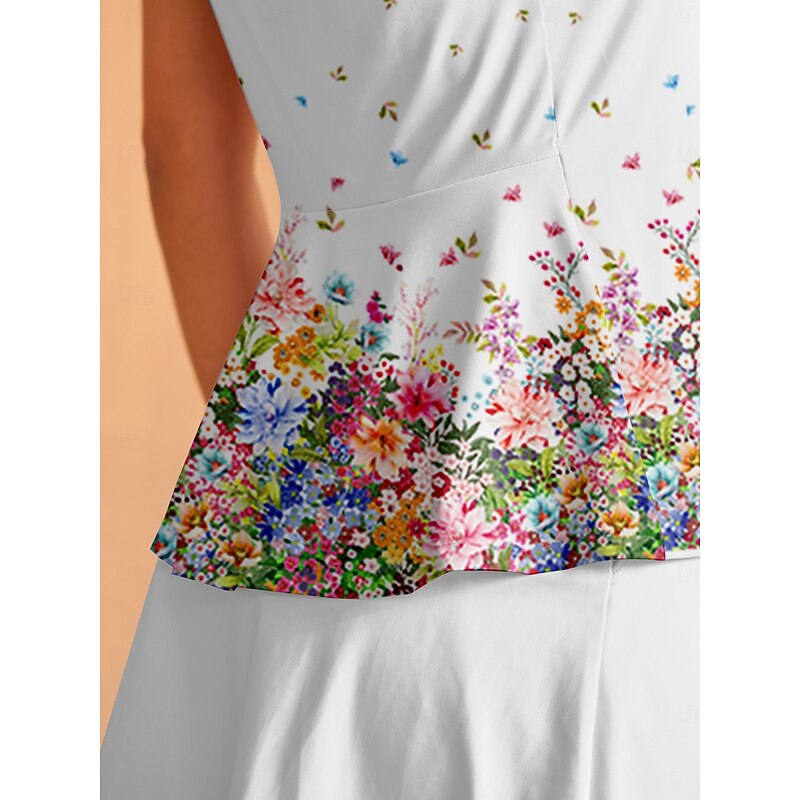 Women's Tennis Shirt White Sleeveless Top Ladies Golf Attire Clothes Outfits Wear Apparel3