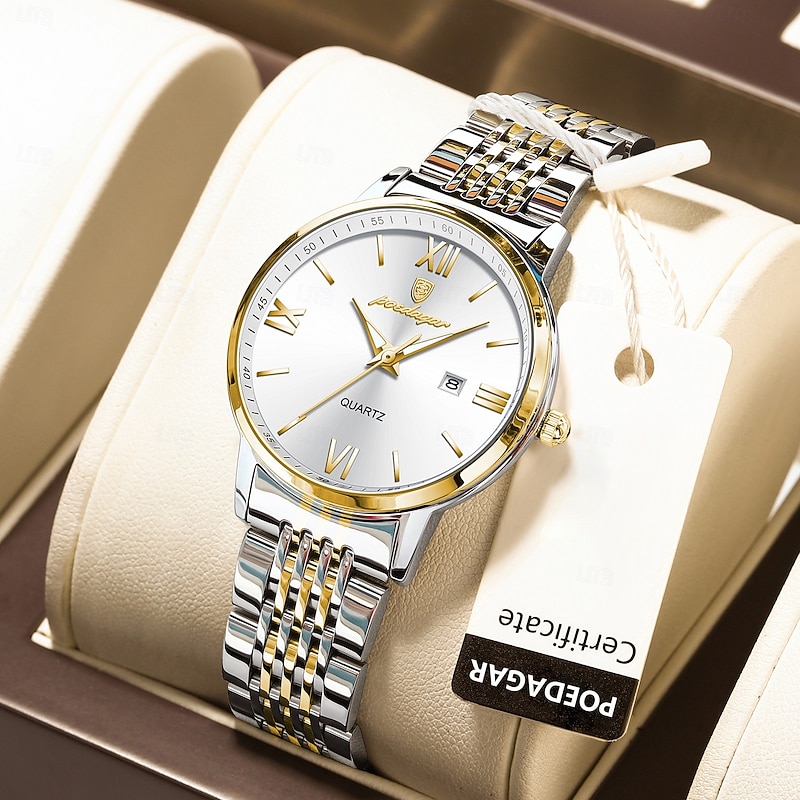 706 Women's Waterproof Stainless Steel Watch – Ultra Thin Retro Design, Luminous Dial, Elegant Quartz Wristwatch for Business & Daily Wear2