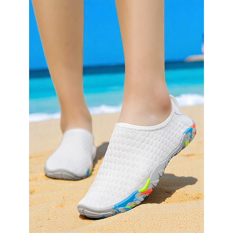 Women's Quick-Dry Aqua Shoes with Flexible Sole and Sock-Like Fit for Water Sports, Yoga, Beach Activities and Summer Hiking