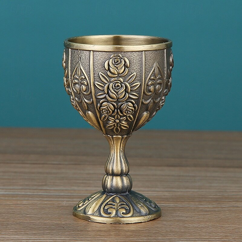 Vintage Shot Glass Set, Unbreakable Decorative Liquor Cups for Wedding Toast, High-End Retro Small Drinking Glasses for Home Bar or Party Display3