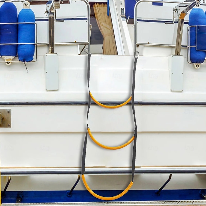 Detachable Rope Ladder For Lnflatable Boats,Jet Skis, Cruise, Assist Boat Folding Ladder