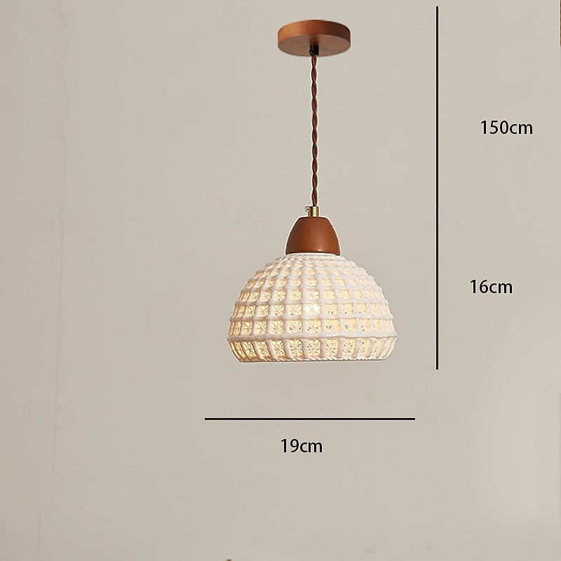 LED Pendant Light Marble Metal Finish Adjustable Mini Ceramic Pendant Lights for Kitchen Over Sink,Dining Room Warm White 110-220V Bulb Included2