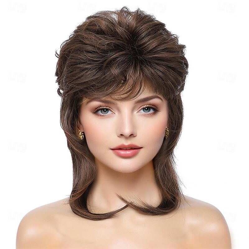 Mullet Wigs for WomenJoe DirtEmo Wig80s 90s Costumes Fancy Party Accessory Cosplay Wig Halloween Man
