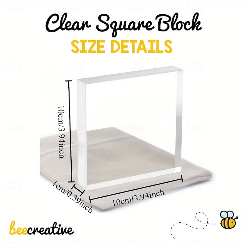 Personalized Photo Block Father's Day Best Custom Gift for Dad, Acrylic Plaque Block with 6 Photo Collage, Unique Picture Gift for Father4