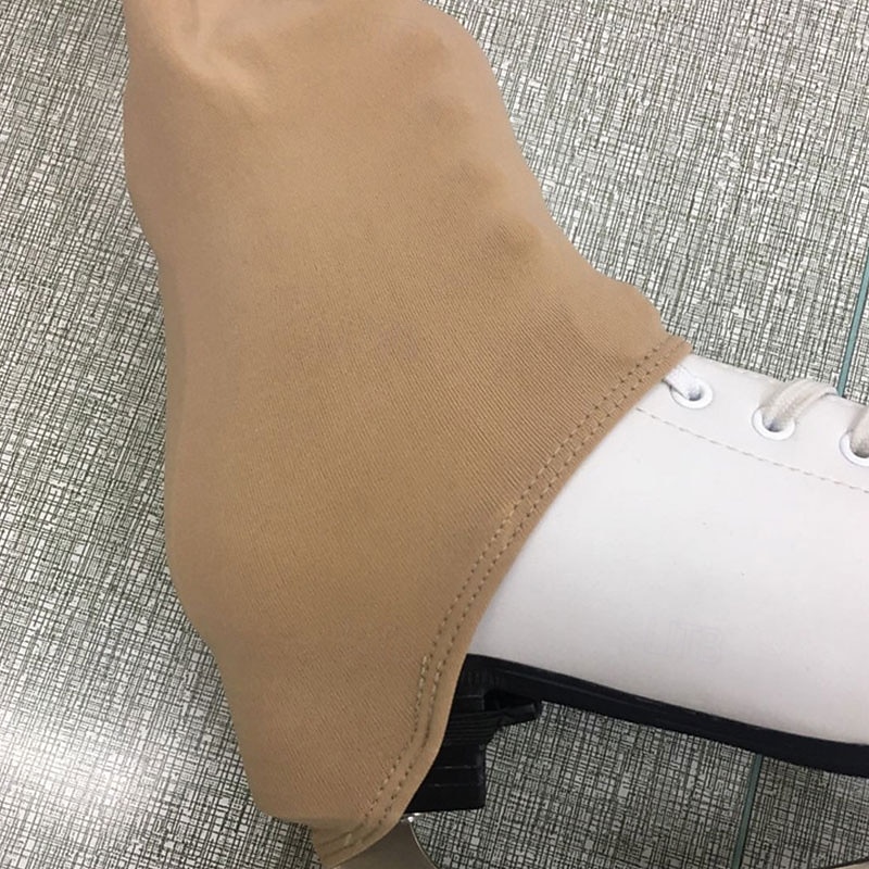 Over The Boot Figure Skating Tights Women's Ice Skating Tights Skin color half-covered shoes without velvet Skin color full cover shoes without velvet Skin color plus velvet full cover shoes High4