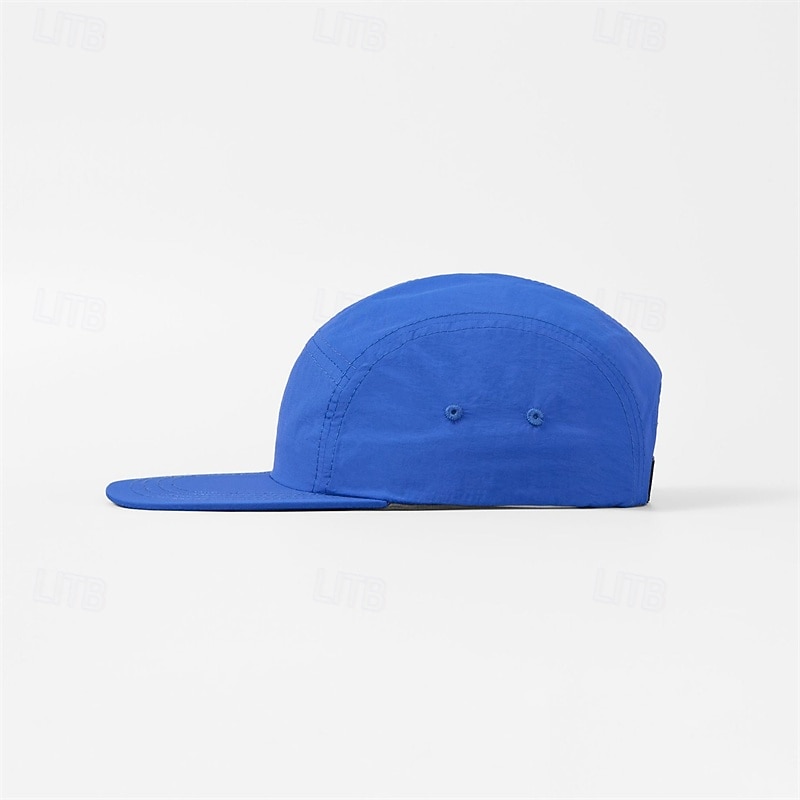Baseball Cap Tennis Cap Women's Cap Solid Colored Classic Fashion Sun Protection Breathable Moisture Wicking for Tennis Baseball Running Summer fluorescent green Red Royal Blue4