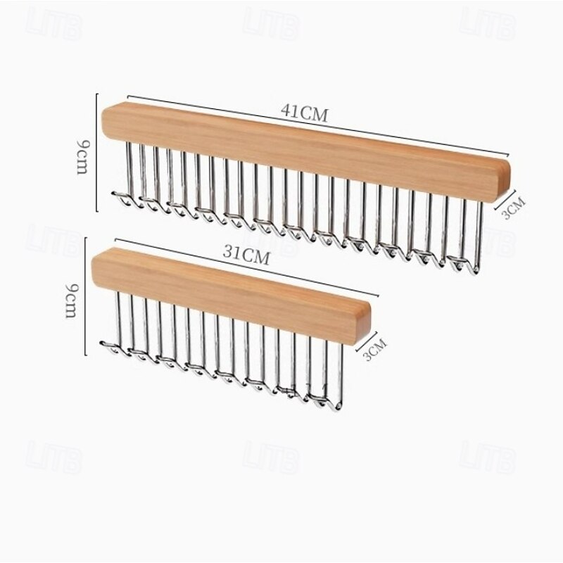 Retractable Wall-Mounted Coat Hook Rack for Home Use, Retractable Tool Organizer with 8/12 Hooks3