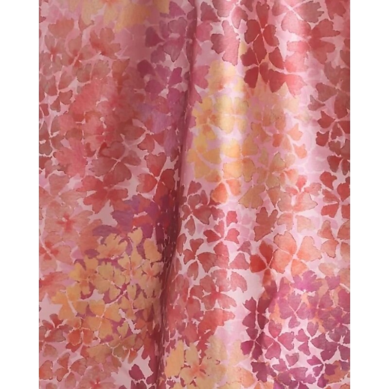 A-Line Cocktail Dresses Elegant Dress Formal Wedding Tea Length Sleeveless Jewel NeckDress Satin with Print Derby Dresses Wedding Guest Dress4