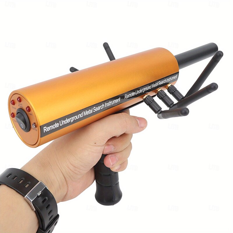 Metal Detector 30m Depth 1200m Range 6 Antenna Highly Accurate Metal Pinpointer Handheld Golden Diamond Miner Detector Metal Finding Detector Remote Search Underground Metal Device for Silvery Copper4