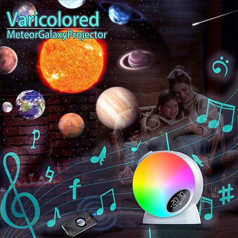 Galaxy Projector 13 in 1 HD Planetarium Star Projector for Bedroom Star Projector Galaxy Light with Bluetooth Speaker & White Noise Remote/Auto-Off Timer Space Galaxy Lamp for Kids Gifts Home Decor3
